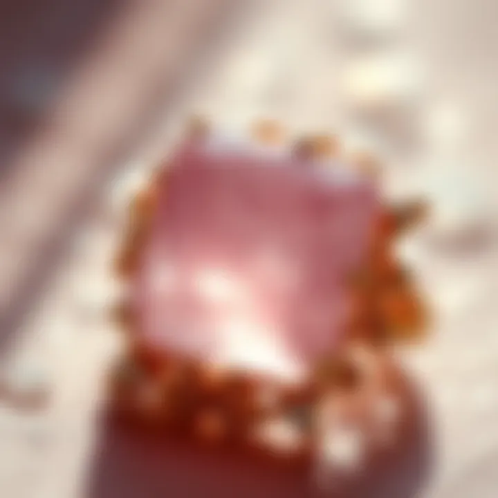 Healing Properties of Rose Quartz Rose quartz used in wellness practices for healing