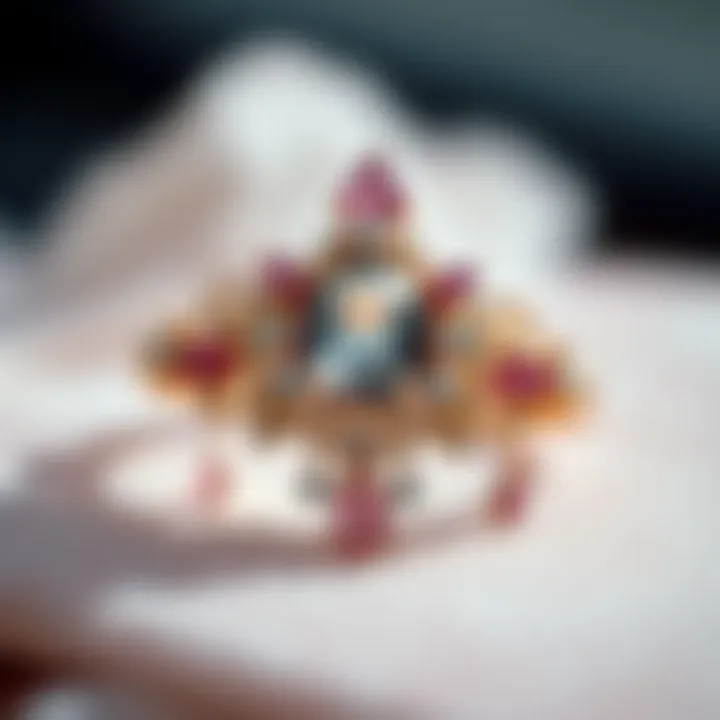 Artistry with Rose Quartz Artistic display of rose quartz in jewelry