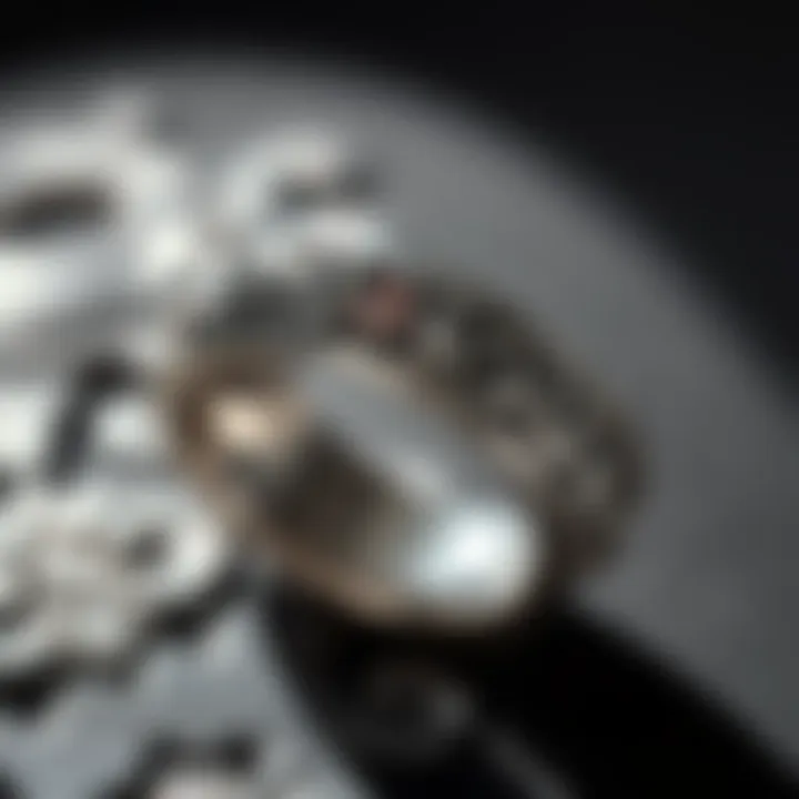 Classic silver band with ornate engravings