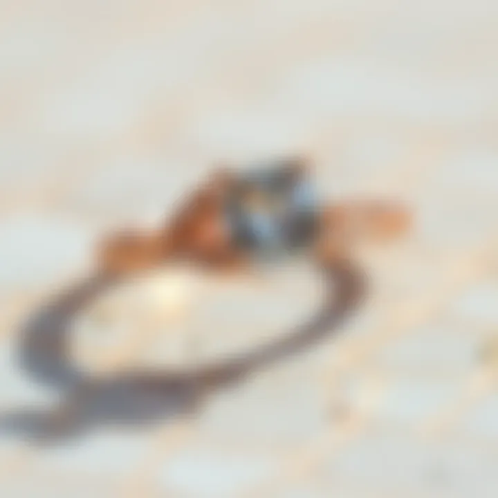 Charming rose gold engagement ring emphasizing warmth and romance