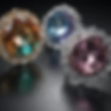 Understanding Diamond Color Grading Comparison of diamond color grades in a visual spectrum
