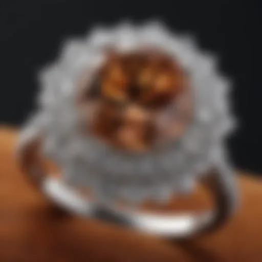 Stunning 2.52 carat diamond ring showcased on a velvet surface