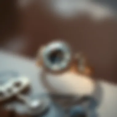 Edwardian engagement ring showcasing delicate craftsmanship