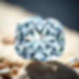 VVS Graded Gemstone Clarity Close-up view of a VVS graded gemstone highlighting its clarity and brilliance