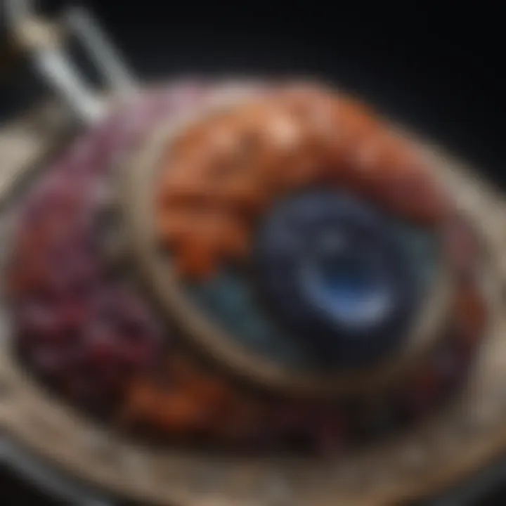 Intricate Gemstone Carving Process