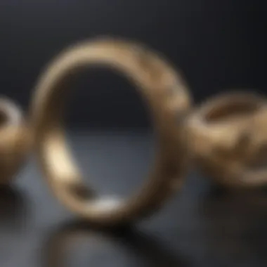 Gold ring making process captured in motion