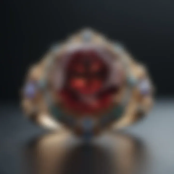 Unique Gemstone Ring Auction