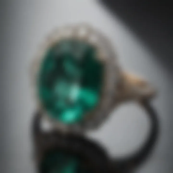 Vintage Emerald Ring in Virtual Auction