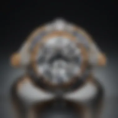 Cultural Significance of Diamond Rings Artistic shot capturing the cultural significance of diamond rings with historical context elements in the background.