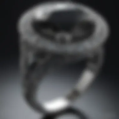 Exquisite Black Diamond Wedding Ring