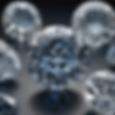 Exquisite Visualization of Blue Nile Diamond Sizes Exquisite Blue Nile Diamond Size Chart Illustration