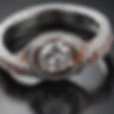 Exquisite craftsmanship of channel setting diamond ring
