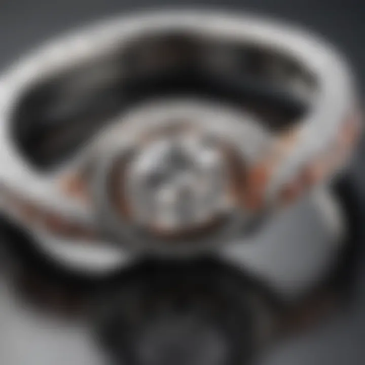 Exquisite craftsmanship of channel setting diamond ring