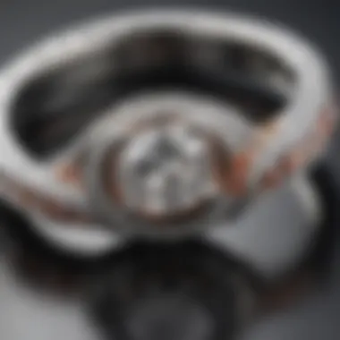 Artful Precision in Diamond Ring Craftsmanship Exquisite craftsmanship of channel setting diamond ring