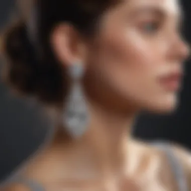 Graceful Glamour: Cubic Zirconia Gemstone Earrings Cubic Zirconia Gemstone Earrings