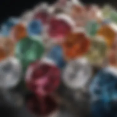 Intricate Diamond Color Variations Exquisite Diamond Color Variations