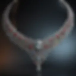 Exquisite Diamond Necklace Showcase