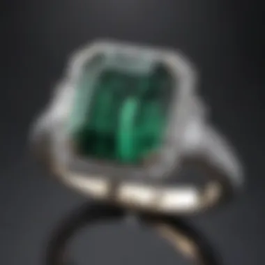 Exquisite 2 Carat Diamond Ring with Emerald Cut