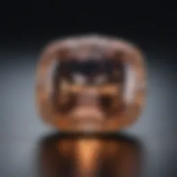 Exquisite Elegance of 3 Carat Cushion Cut Gemstone in Moonlight Glow