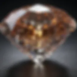 Exquisite European Cut Diamond in Radiant Light