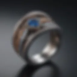 Exquisite Spiral Ring Band