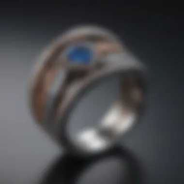 Spiraling Elegance Exquisite Spiral Ring Band