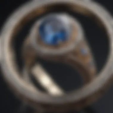 Intricate Filigree Detailing on High Mount Ring Intricate Filigree Detailing on High Mount Ring