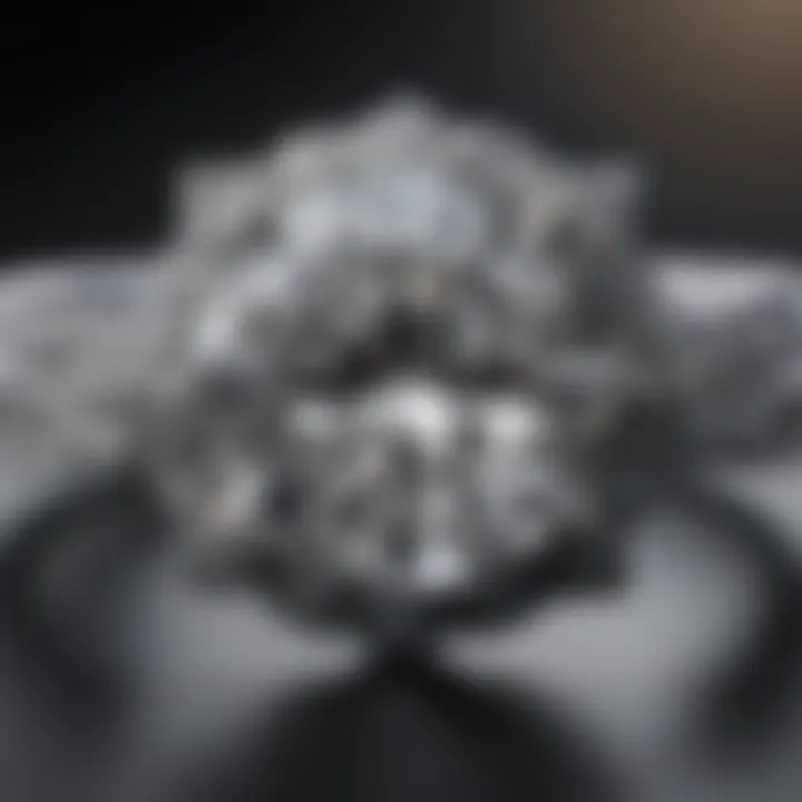 1 ct Fl Diamond Engagement Ring with Intricate Details