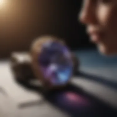 UV Light Verification Procedure Gemstone authenticity test with UV light