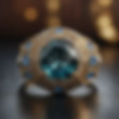 Luxurious Gemstone Elegance Gemstone Embedded Ring