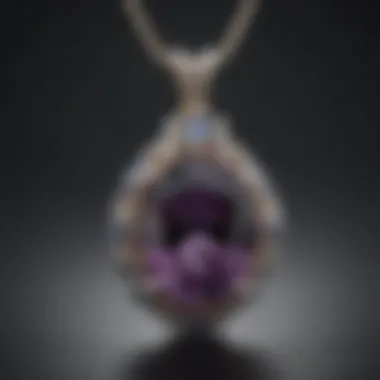 Exquisite Alexandrite Pendant in Natural Light