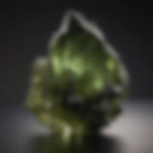 Authentic Moldavite Mineral Specimen