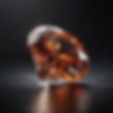 An elegant diamond showcasing GIA certification details