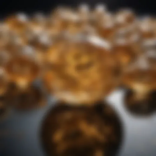 Gleaming Reflections of Gold Ounce