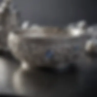 Exquisite Gleaming Silver Items Exquisite silver items gleaming after cleaning treatment