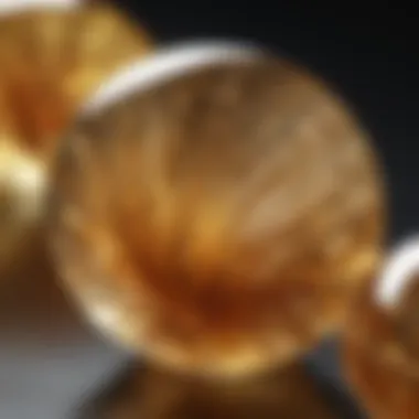 Golden Rutile in Natural Light