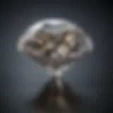 Exquisite Half Carat Diamond Reflecting Light