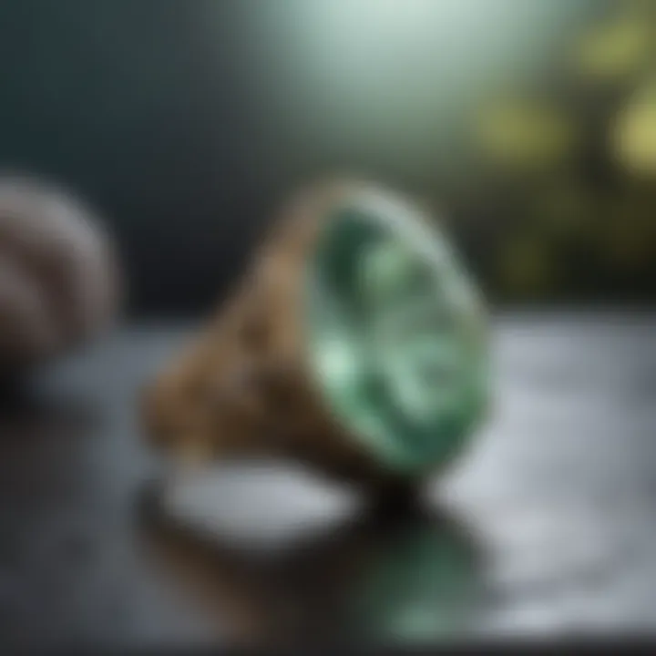 Craftsmanship of Hiddenite Ring