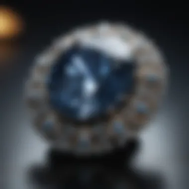 The Famous Hope Diamond Showcasing Its Unique Color The famous Hope Diamond showcasing its unique color