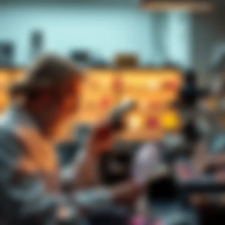 Professional gemstone analysis in a lab environment