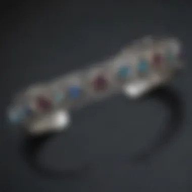 Silver Bracelet Before Cleaning A shining silver bracelet before cleaning