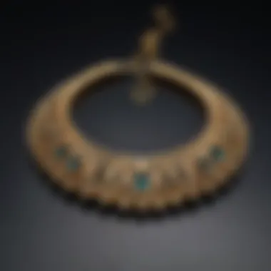 Clean and Lustrous Gold Necklace Gold necklace resting on a clean, soft surface post-cleaning