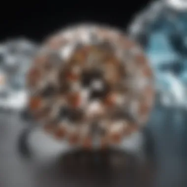 Real Diamonds vs Imitations Visual comparison of real diamonds and imitations highlighting key differences