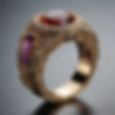 Artistic designs of unique right-hand rings