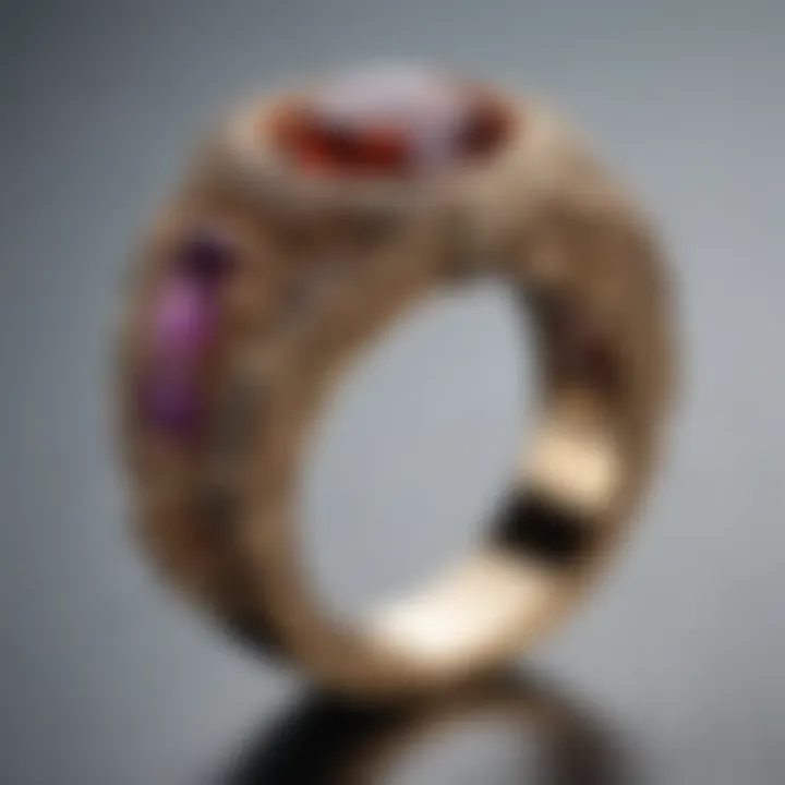 Artistic designs of unique right-hand rings