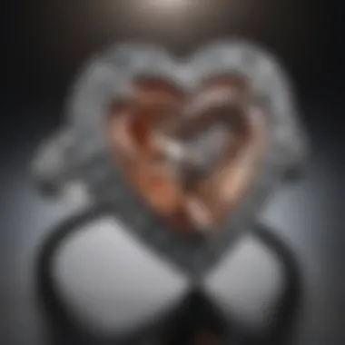 Intricate Craftsmanship in Diamond Ring Design Intricate Craftsmanship of Heart-Shaped Diamond Ring Design
