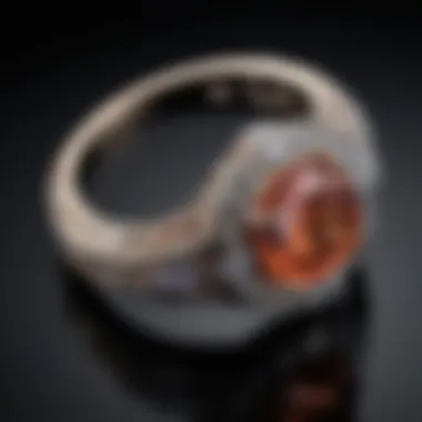 Intricate craftsmanship of a $50,000 engagement ring