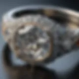 Intricate Diamond Setting on $20k Wedding Ring