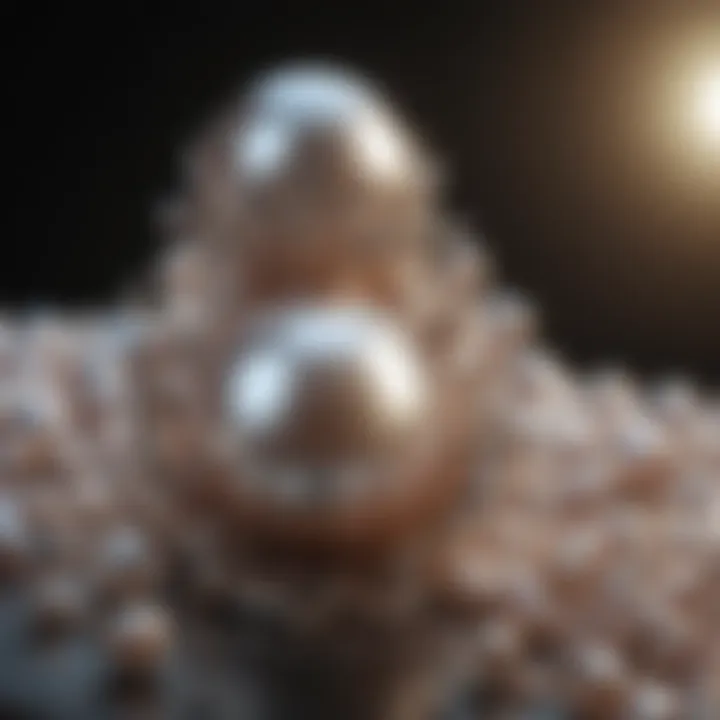Intricate surface quality of premium pearls