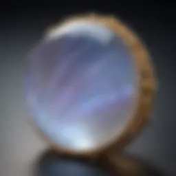 Iridescent Moonstone 23rd Anniversary Stone